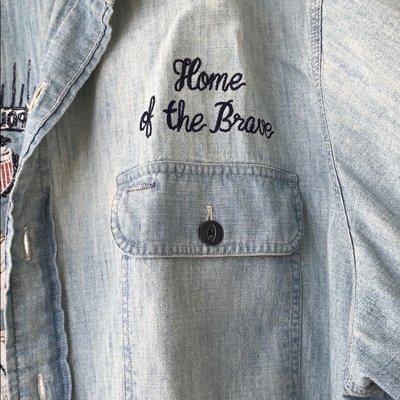 Polo denim button up - Picture 2 of 3